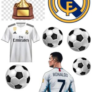 Vafe comestibile, Ronaldo, minge, tricou