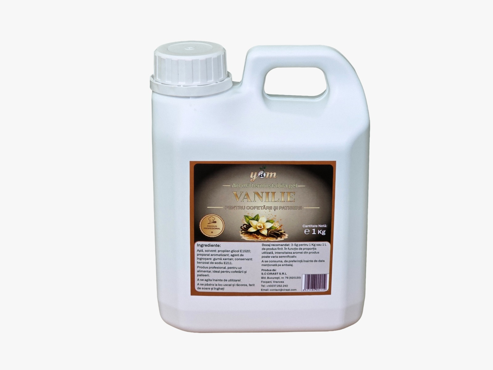 Esenta concentrata, Vanilie, 1 Kg, Yam