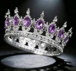 Coronita Mov-Auriu 12 cm