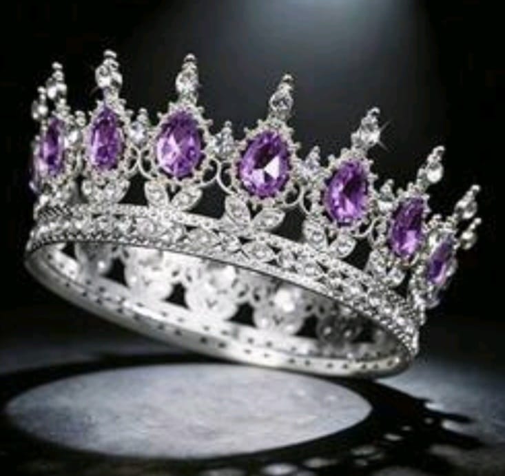 Coronita Mov-Auriu 12 cm