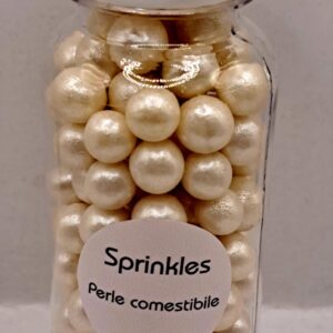 Perle comestibile, Alb sidef, 8 mm, 90 gr