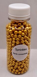 Perle comestibile, Auriu 3, mm, 50 gr , Sprinkles