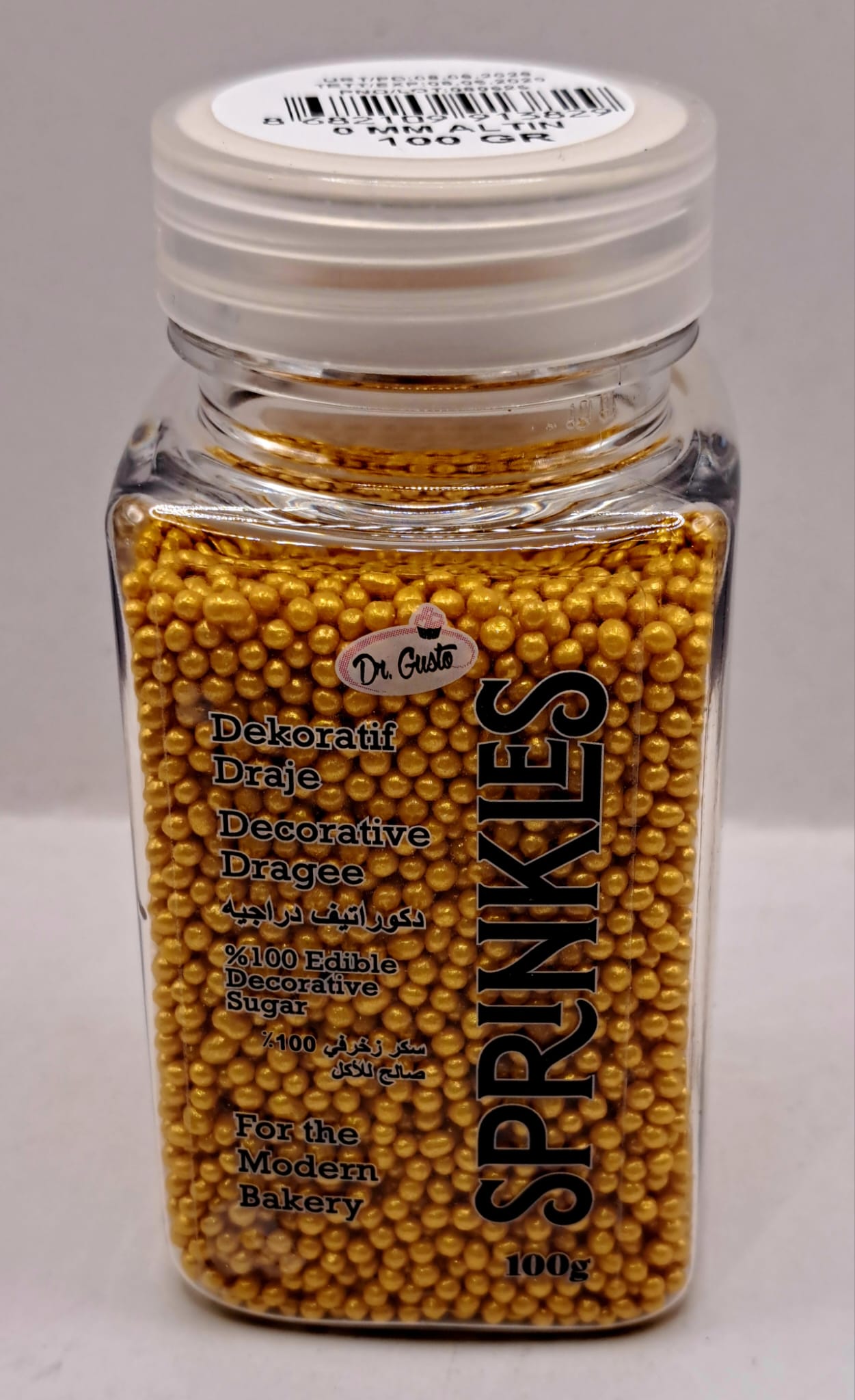 Perle comestibile, Auriu1, mm, 100 gr , Sprinkles