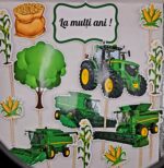 Toper Agricultor, prevazut cu bete de sustinere, ferma, porumb